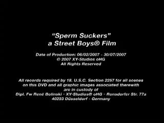 street boys - sperm suckers